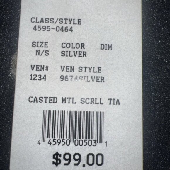 Pearl Swarovski Crystal Bridal Tiara 925 Silver Head Piece - Picture 4 of 5